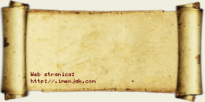 Magdalena Perčević vizit kartica