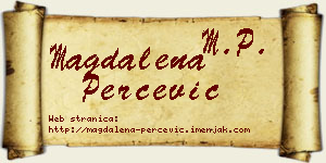 Magdalena Perčević vizit kartica